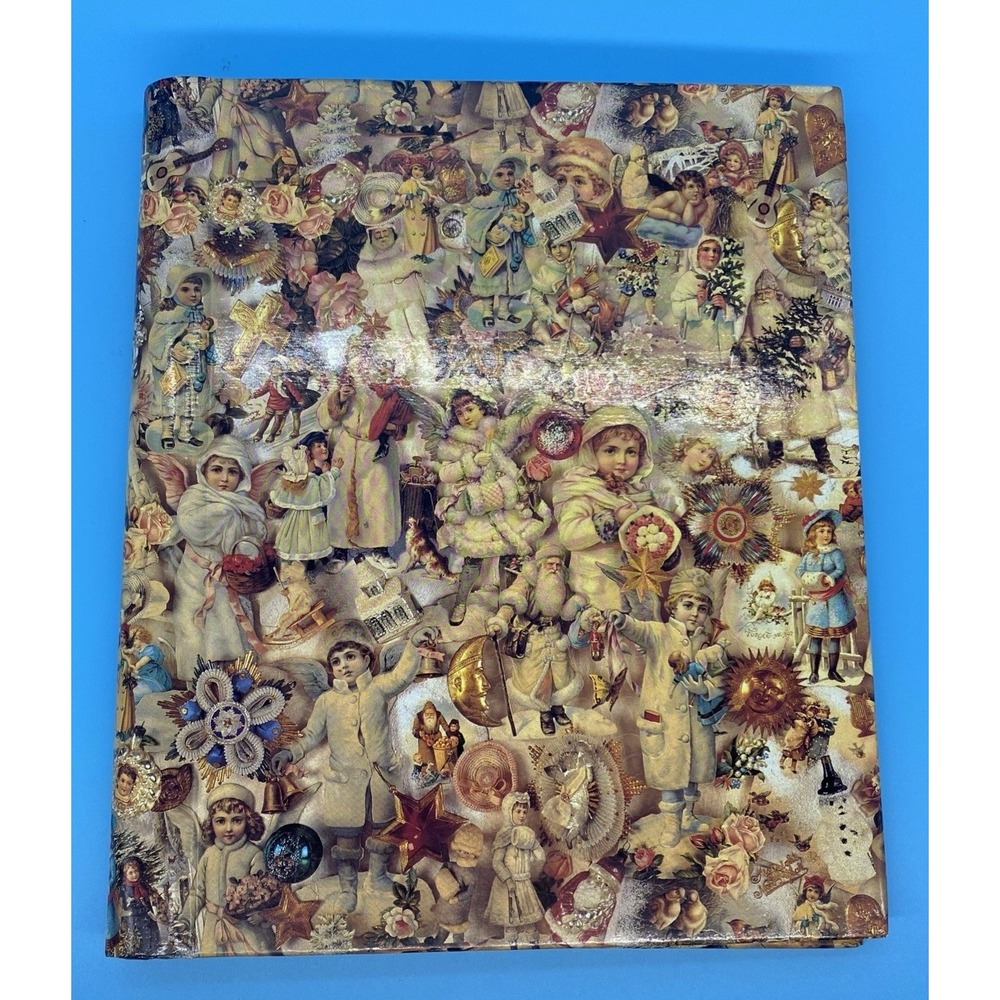 Vintage Photo Album Victorian Christmas Self Adhesive 9.5 x 11.5"